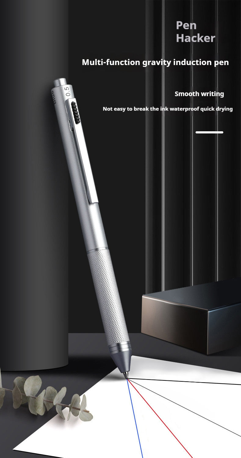 A creative 3-color ballpoint pen with a built-in mechanical pencil