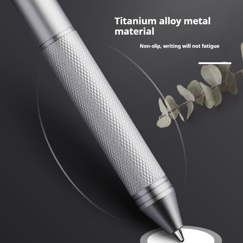 A creative 3-color ballpoint pen with a built-in mechanical pencil