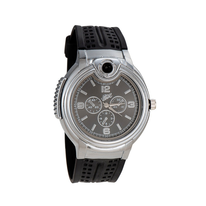 Watch Style Metal Open Flame gas lighter PF011
