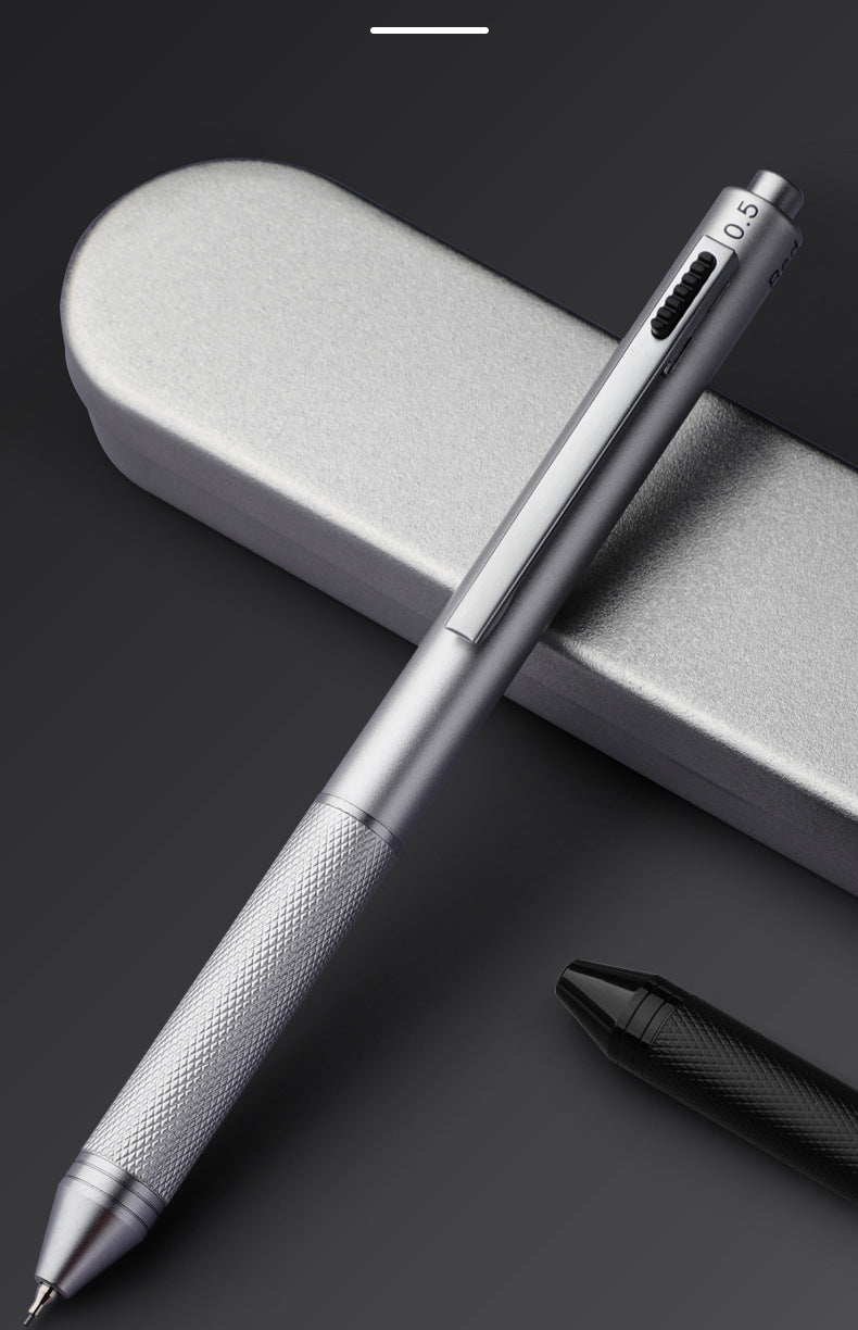 A creative 3-color ballpoint pen with a built-in mechanical pencil