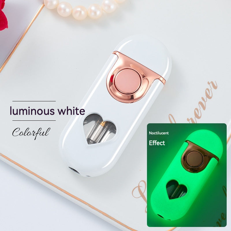 QT008-heart flame gas lighter