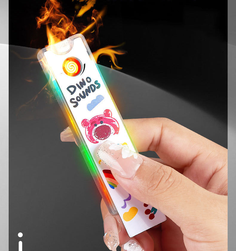 Wholesale Colorful LED Drop-Down USB Rechargeable Lighter PF024
