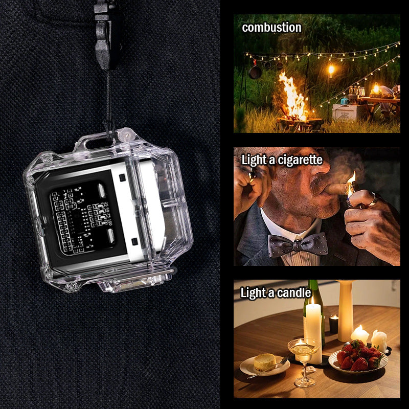 USB006-Arc flameless waterproof USB Rechargeable lighter