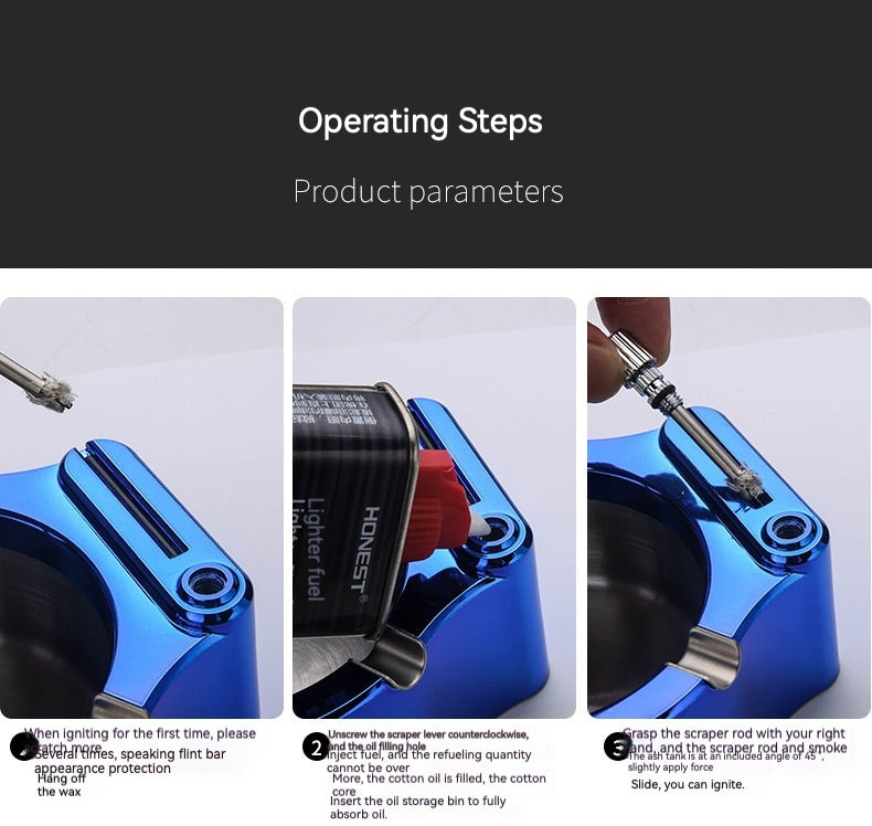 RY019- Matchstick ashtray Kerosene lighter