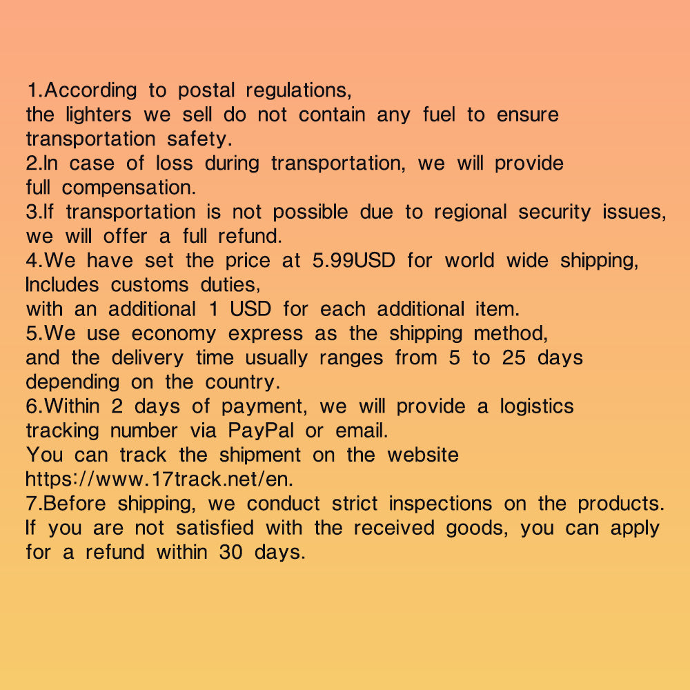 Shipping costs and returns