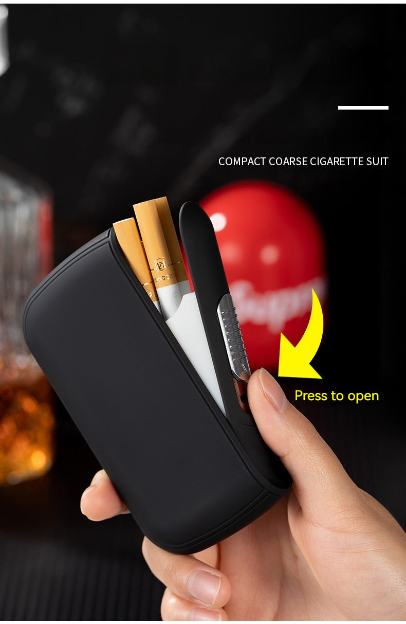 USB025-mini cigarette case USB Rechargeable lighter