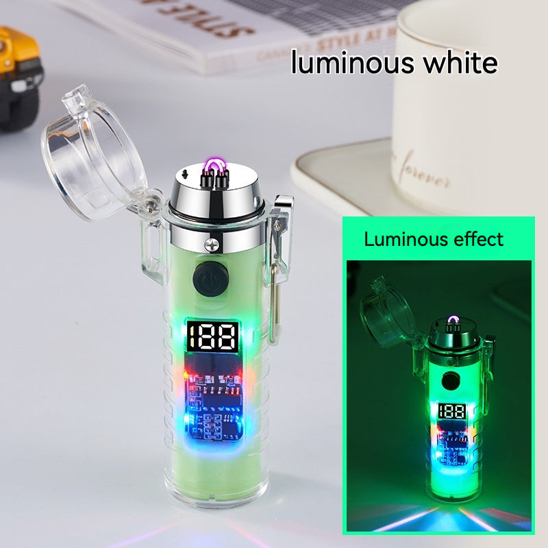 USB008-flashlight USB Rechargeable lighter