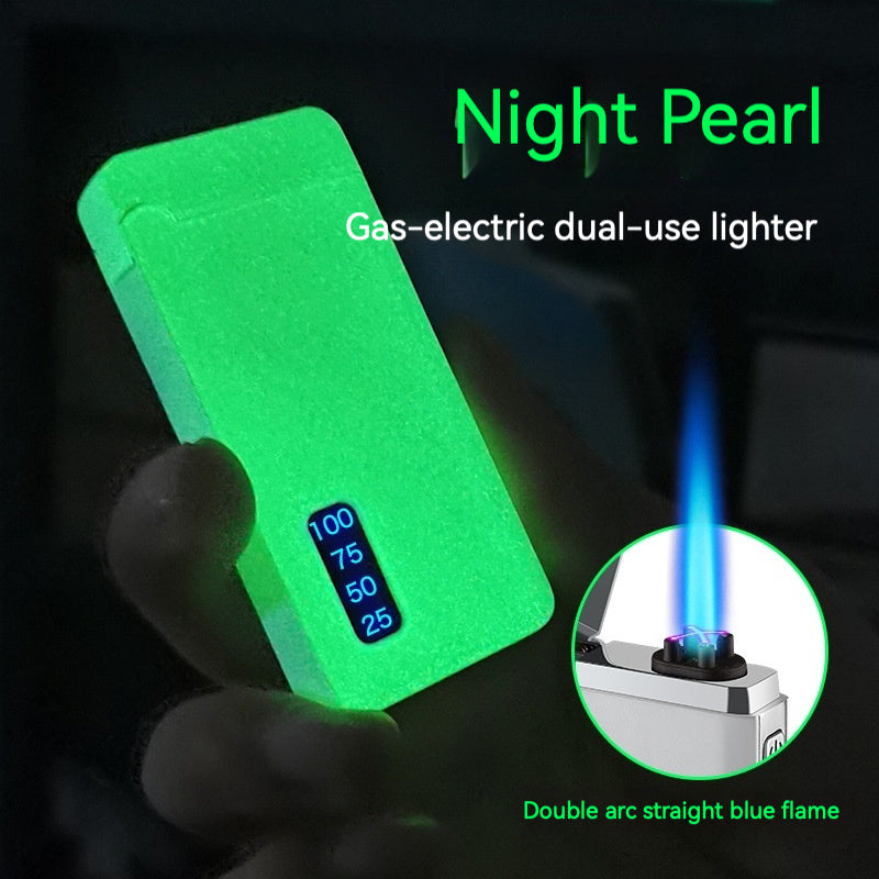 QT0064-HB210A night glow gas +USB Rechargeable lighter