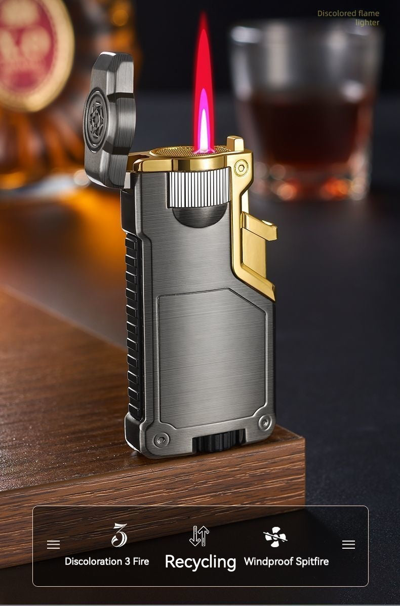 QT011-three flame gas lighter