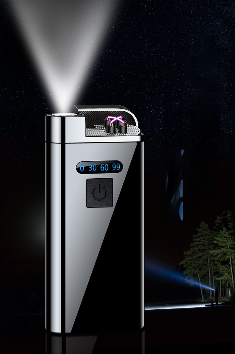 USB023-JD2013 double arc Flashlight USB Rechargeable lighter