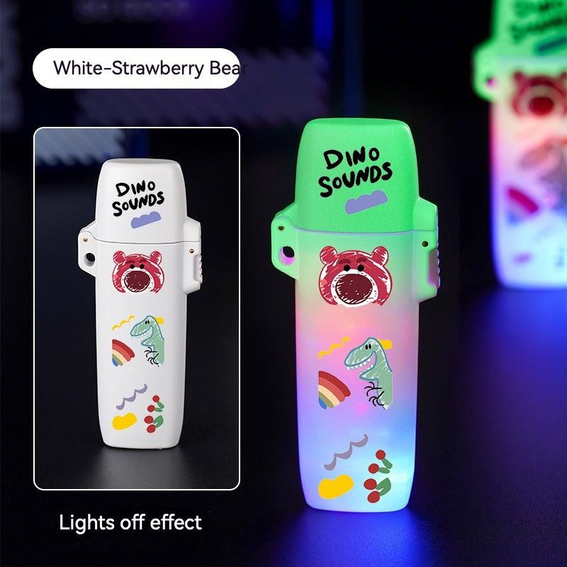 QT009-nightlight hello kitty gas lighter