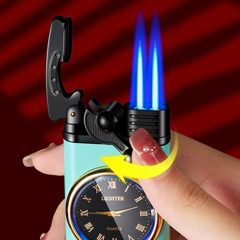 QT091-clock gas lighter