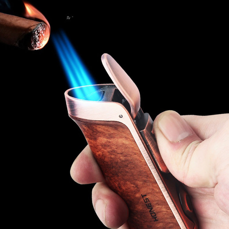 QT039- Cigar pipe three fire gas lighter