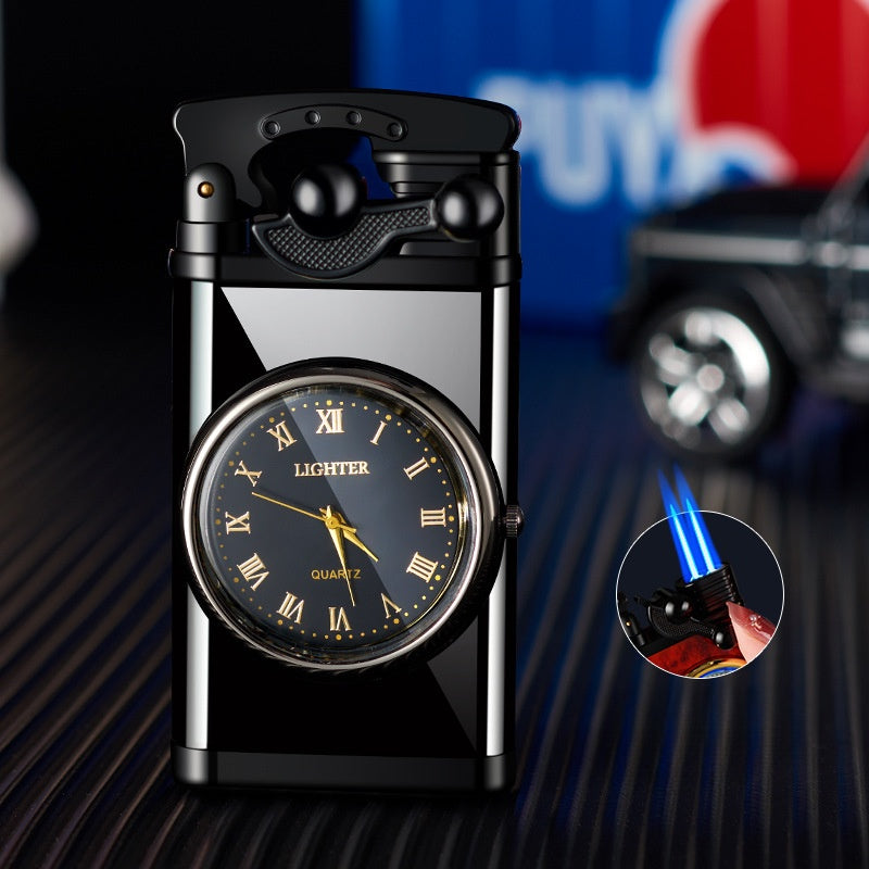 QT091-clock gas lighter