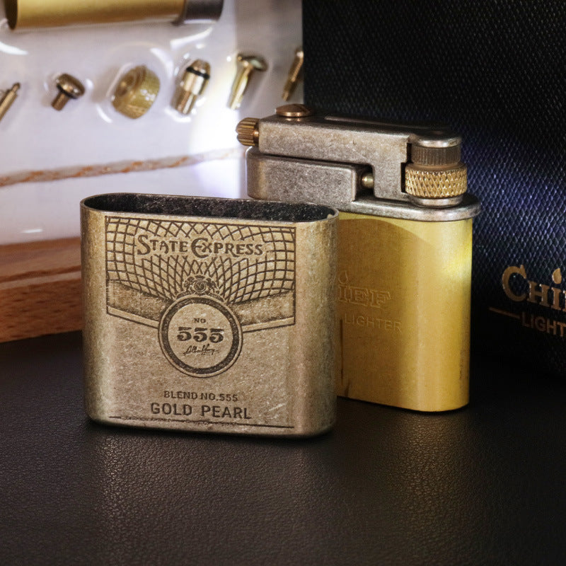 CHIEF CF311 Marlboro Vintage Pop-Up Kerosene Lighte RY030