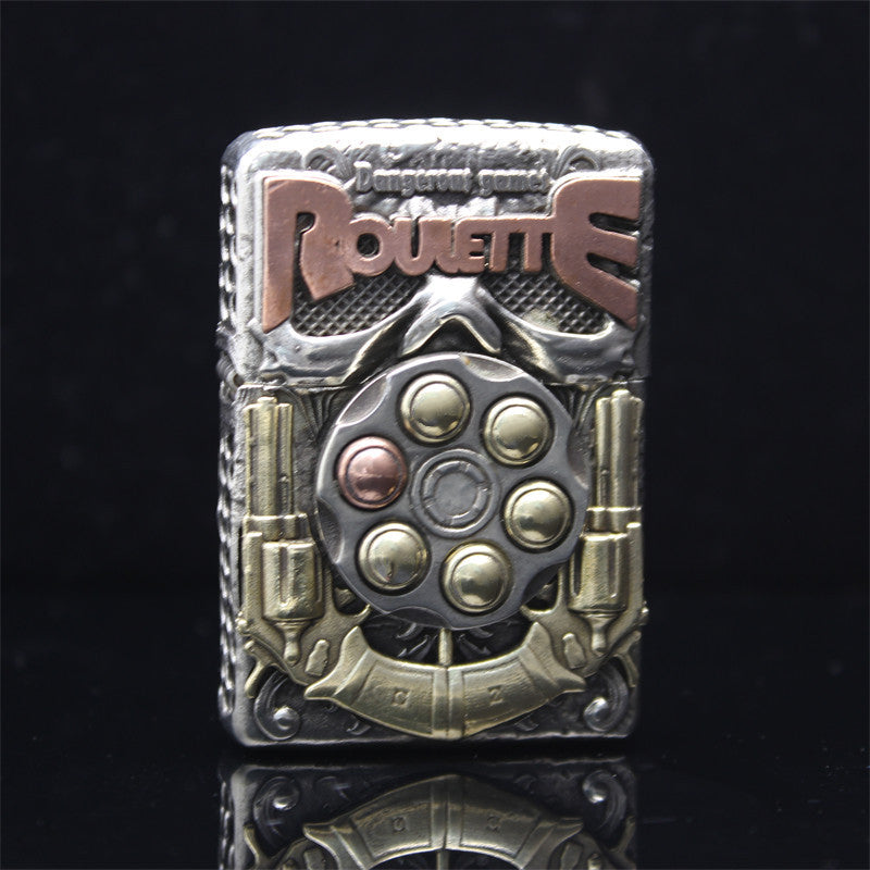 RY010-zippo Kerosene Lighter Dangerous Game Roulette