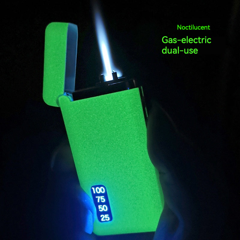 QT0064-HB210A night glow gas +USB Rechargeable lighter