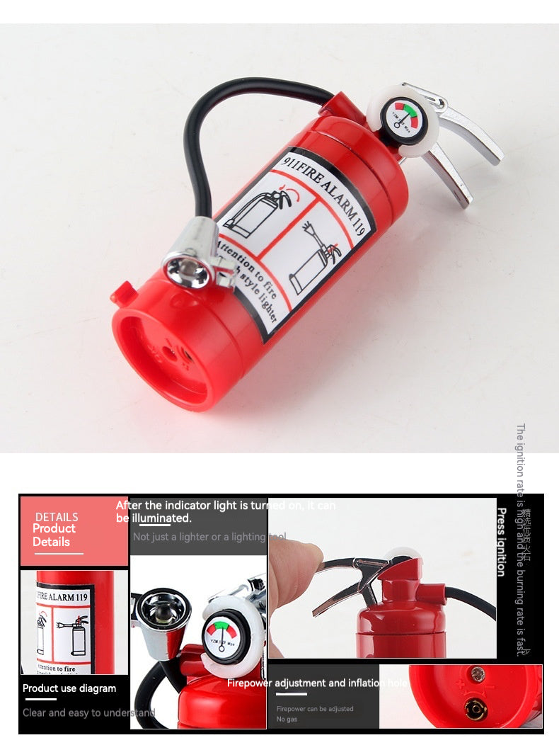 QT0076-fire extinguisher shaped gas lighter