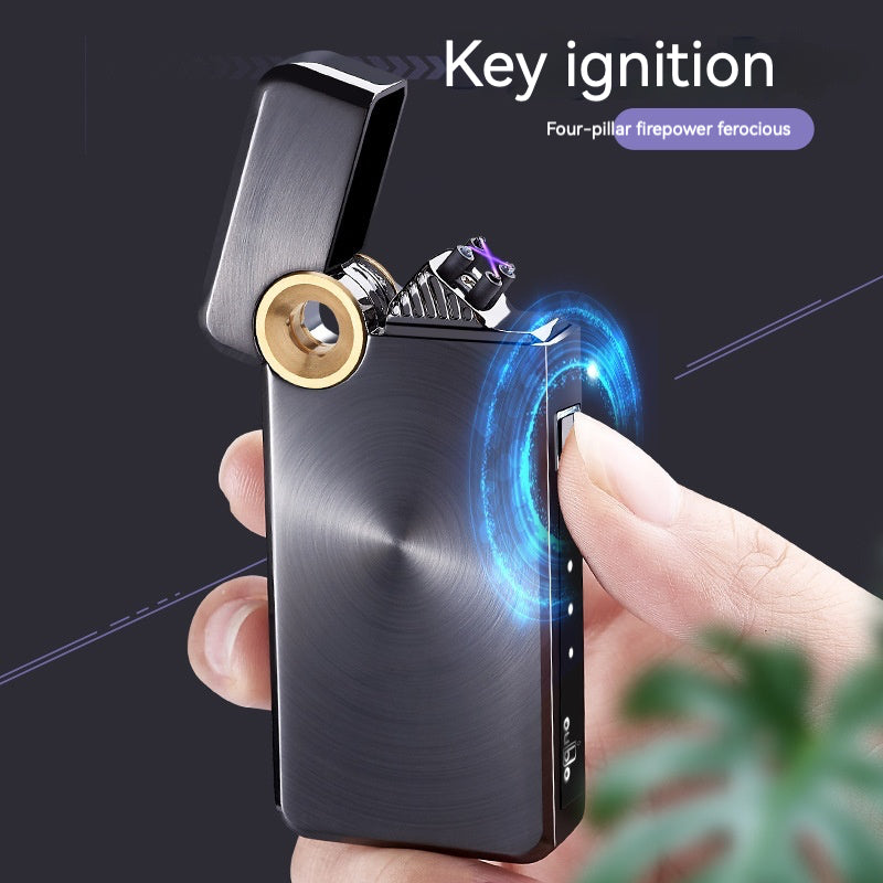 USB022- D041 double flame USB Rechargeable lighter