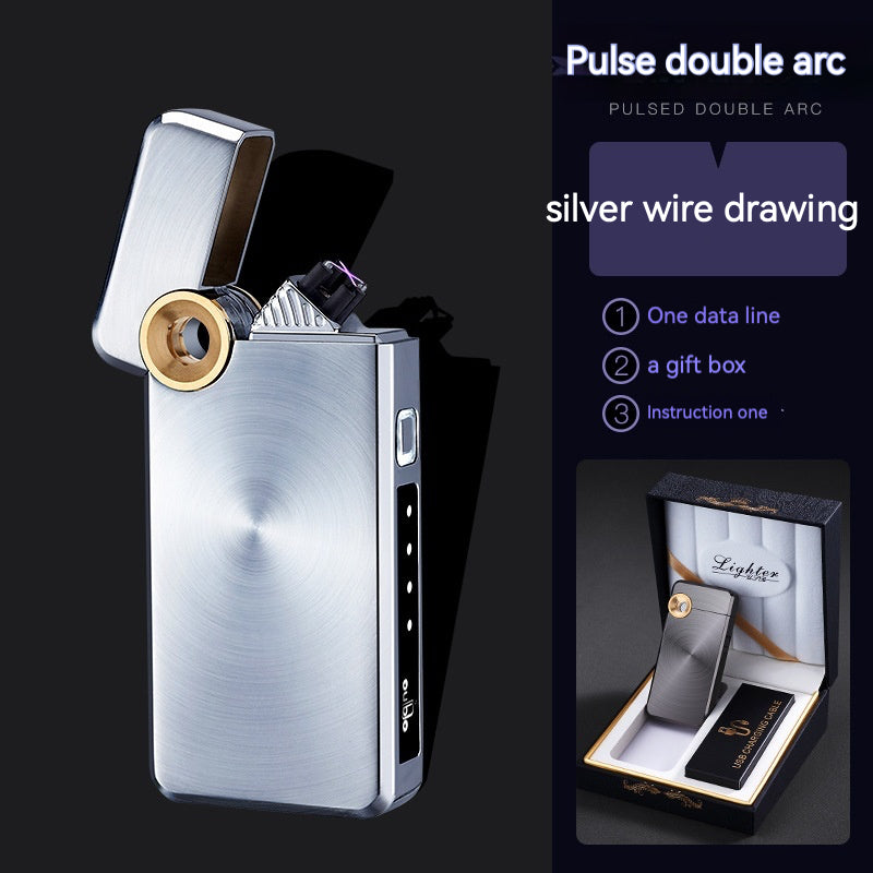 USB022- D041 double flame USB Rechargeable lighter