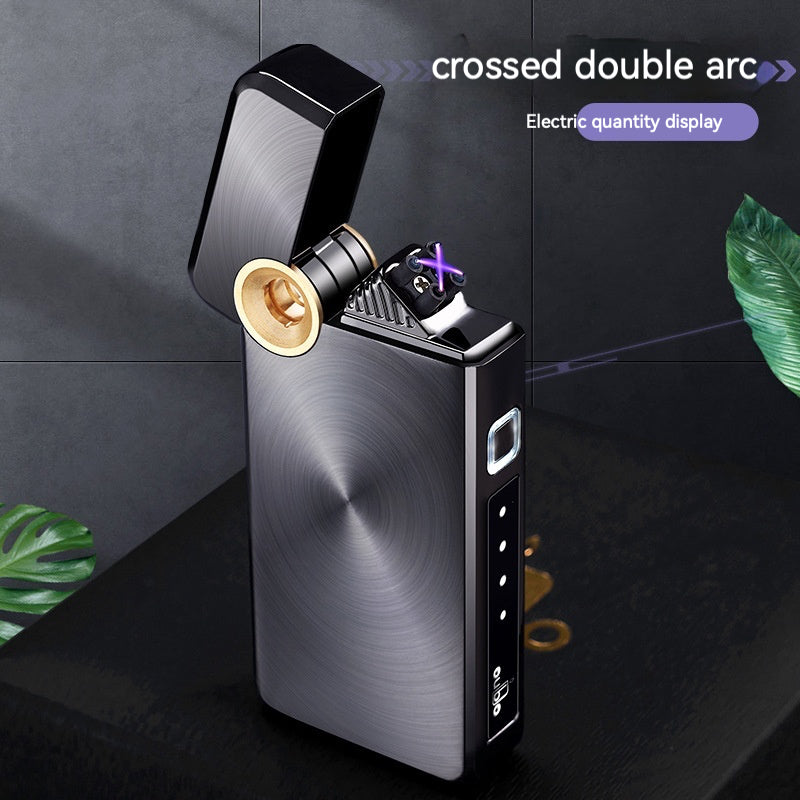 USB022- D041 double flame USB Rechargeable lighter