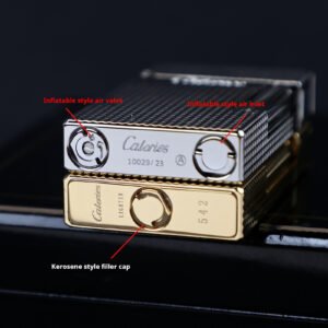 Calories City Lights Silvery Gas Lighter city lights solid copper lighter